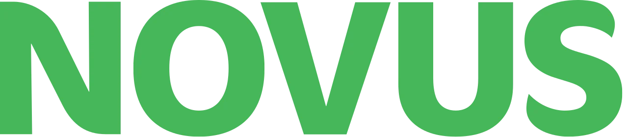 Логотип супермаркету NOVUS
